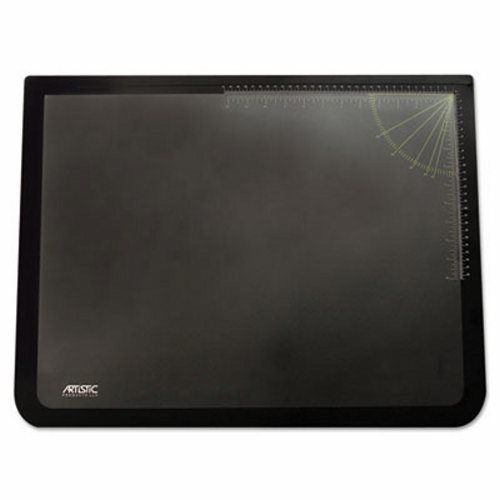 Artistic Pad Desktop Organizer with Clear Overlay, 31 x 20, Black (AOP41200S)