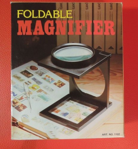 Fold standing magnifier - eagle brand - 4&#034; diameter lens for sale