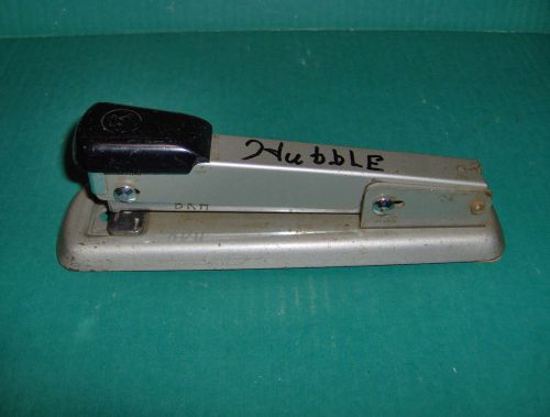 Vintage metal bates standard stapler orange n.j. usa b 369 b369 for sale
