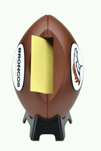 Post-it Pop-Up Notes Dispenser for 3x3 Notes Football Shape Denver Broncos New