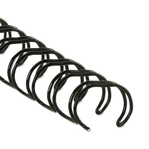 Wire bindings, 1/4&#034; diameter, 35 sheet capacity, black, 25/pack for sale