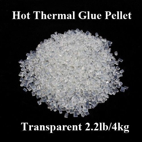 2.2lb 4kg 5MM Hot Thermal Book Binding Pellets for All Binding Machine clear