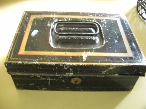 Vintage metal Document Box/No Key