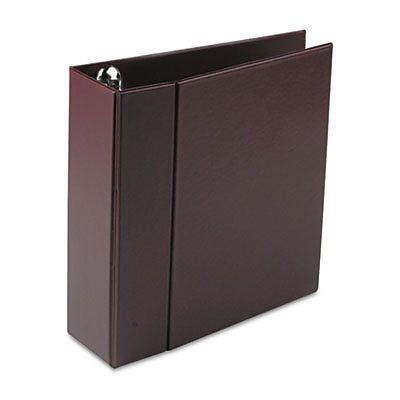 Heavy-Duty Binder with One Touch EZD Rings, 4&#034; Capaciy, Maroon