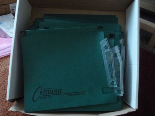 50x Crystalfile Classic Lateral File Square-base 30mm W275 x H280m Green