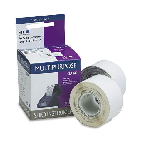 Self-adhesive multiuse labels, 1-1/8 x 2, white, 440/box for sale