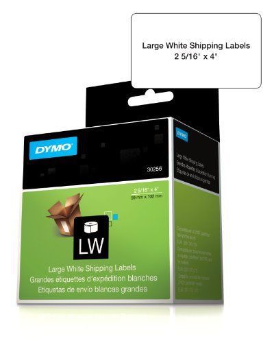 DYMO 30256 LabelWriter Self-Adhesive Large Shipping Labels  2 5/16- by 4-inch  W