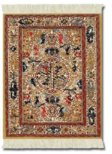 Mouserug mouse pad dusty-gold ancient oriental rug persian rugs new lextra fiber for sale