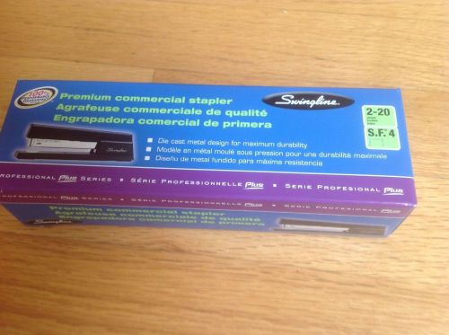 Swingline Premium Commercial Full Strip Stapler, 20-Sheet Capacity - Black