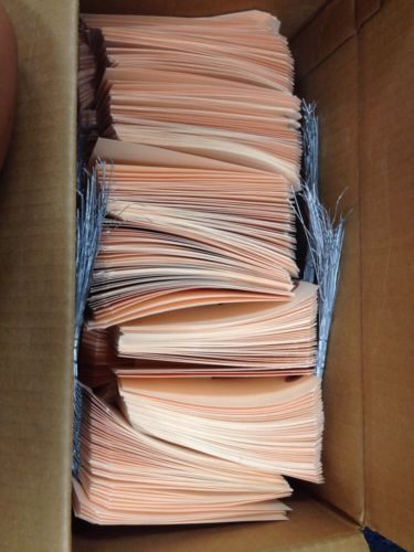 #6 5 1/4&#034; x 2 5/8&#034; 10 Pt. Manila Shipping Tags