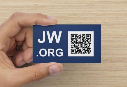 Quick response code jw.org calling business card ministry jehovah&#039;s witnesses for sale