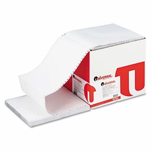 Universal computer paper, 3-part carbonless, 15lb, white, 1100 sheets (unv15704) for sale
