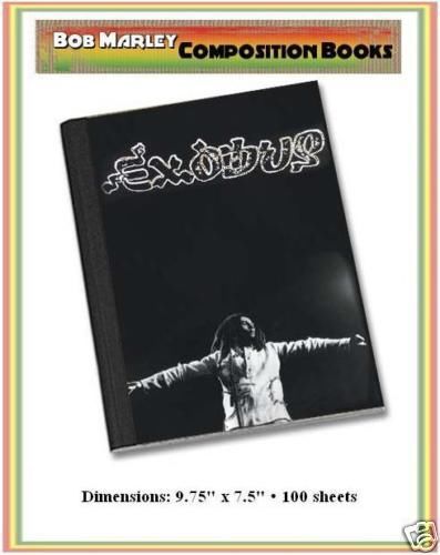 Bob Marley Exodus Composition Note Book Notebook-New!!!