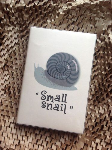 Small Insects Snail Notebook 100*150mm 288 pages Plastic Cover
