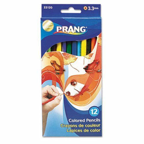 Prang Colored Wood Pencil Set, 12 Assorted Colors, 12 Pencils/Set (DIX22120)