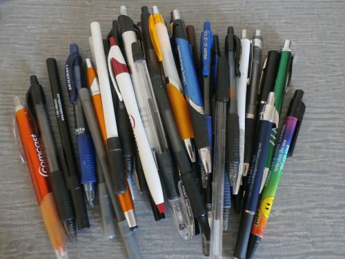 Lot of 40 New and Used Pens