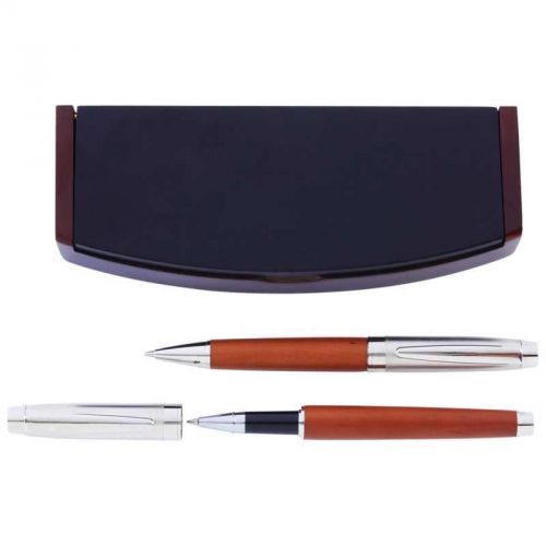 Alex Navarre™ 3 Piece Woodgrain Pen Set in Wood Gift Box - Writing Instruments