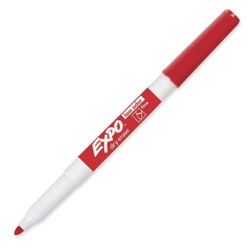 Expo Dry Erase Marker - Fine Marker Point Type - Red Ink - 12 / Dozen (SAN86002)