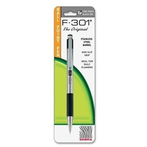 Zebra Pen F-301 Ballpoint Pen - Fine Pen Point Type - 0.7 Mm Pen (zeb27101)