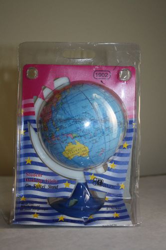 5&#034; Desktop World Globe Pencil Sharpener NEW