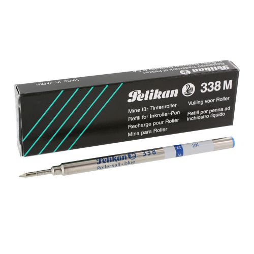 &#034;Pelikan 338 M Roller Ball Pen Refill, Blue Ink, Medium Point, Each&#034;