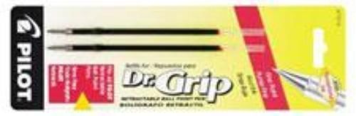 Pilot Dr. Grip Ball Pen Refill Fine Point 2 Count Red