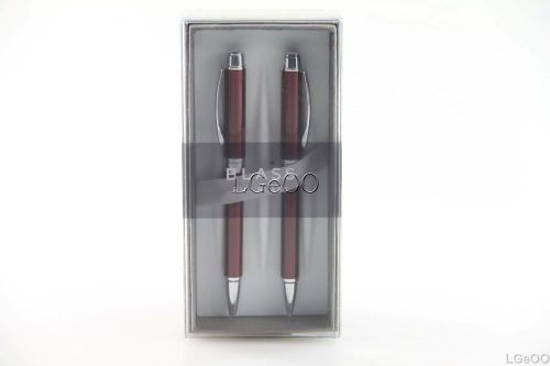Bill blass heron pen &amp; pencil set. bb0241-4 brick red for sale