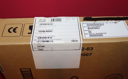 *new* cisco cp-7961g 6 line unified voip phone - 30 day warranty! for sale