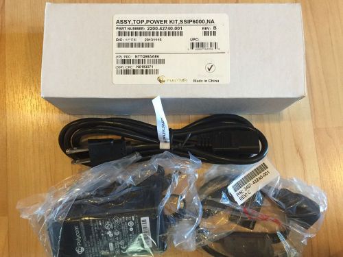 POLYCOM POWER SUPPLY KITS FOR IP 6000 7000 WITH P. # 2200-42740-001 NEW IN BOX