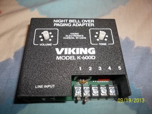 VIKING K600D (CAD) NIGHT BELL OVER PAGING ADAPTER