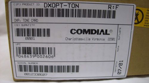 COMDIAL - 4 PORT DTMF RECEIVER CIRCUIT DXP TONE CARD DXOPT-TON *NEW*