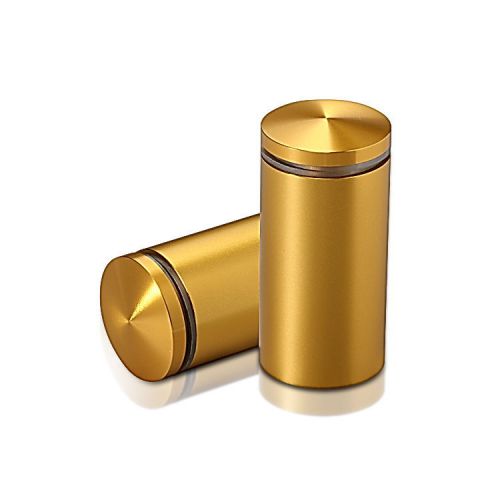 Aluminum standoffs, diameter: 1&#034;, standoff: 1 3/4&#034;, aluminum gold anodized finis for sale