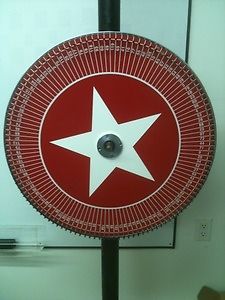 24&#034; 120 number prize wheel for sale
