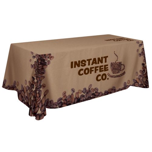 Custom Printed Table Cover - Trade Show Tablecover - Full Color 6&#039; Drape Style