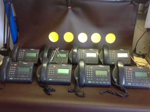 (8) Nortel Networks NTMN33FB70 M3903 Telephone Charcoal NICE LOT OF 8. $99