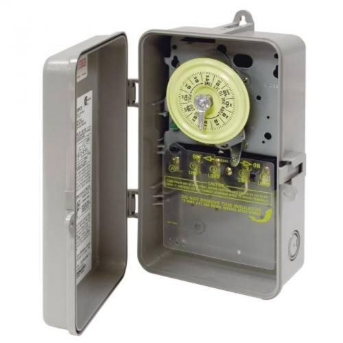 Time clock 24 hour dpst 208-277v n-3 t104p intermatic inc misc. office supplies for sale