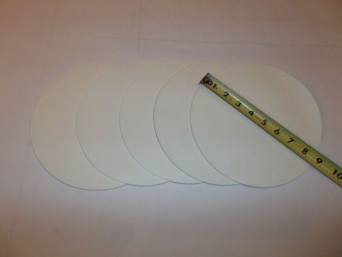 Epdm rubber roofing repair patches - white - peel and stick - 5 patches . for sale