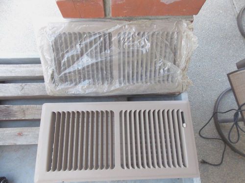 (2) Vents 6x14 Air Control Duct Vent grill Register Ceiling Wall