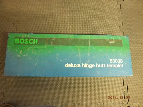 BOSH DELUXE DOOR &amp; JAMB HINGE TEMPLATE # 83038 w/ METAL BOX