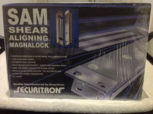 Securitron sam shear aligning magnalock 12/24v dc 1200lb access control for sale