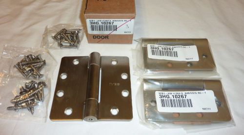 3 Ives 3CB1HW 4.5&#034; x 4.5&#034; 646/US15 RC-1 Heavy Weight Mortise Hinges SATIN NICKEL