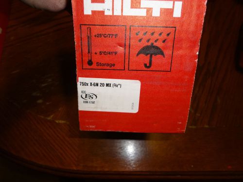 hilti gx 120 3/4 pins and fuel cell