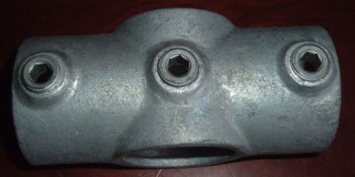 Kee klamp 26-8 - 2 socket cross 1 1/2&#034;: material:malleable iron: galvanized for sale