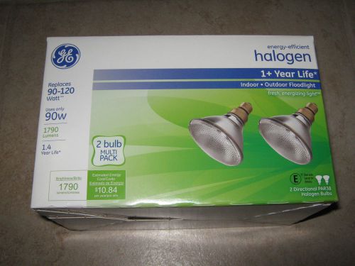 GE Lighting 66282 Energy-Efficient Halogen 90-Watt (120-watt replacement) 2 Pack