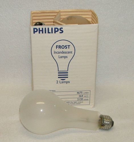 Philips 37156 Frost Light Bulb 300 Watt 300M/IF  - Case of 60