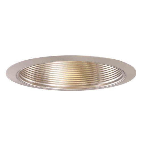 Halo 353sn 6&#034; recessed satin nickel metal coilex baffle / satin nickel trim ring for sale