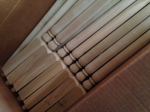 23 Solid Poplar spindles for staircase 31&#034; long