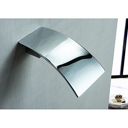 Modern wall mount waterfall shower faucet single handle shower set free shipping for sale