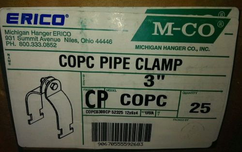 Copper coated pipe clamp / strut, 3 inch for sale