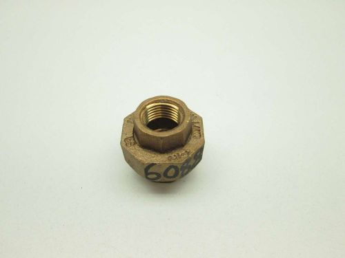 NEW BRASS PIPE FITTING UNION 1/2IN NPT D397975